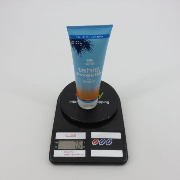 True Blue Spa Tahiti Sweetie Monoi Oil Body Lotion 8oz USED See Current Weight - Picture 2 of 12